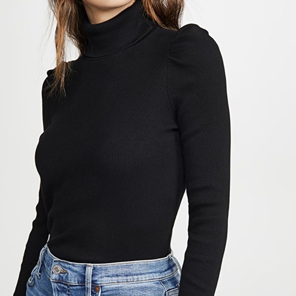 madewell black turtleneck